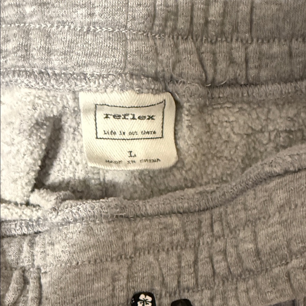 Reflex Gray Cargo Jogger Track Pants - Picture 2 of 4